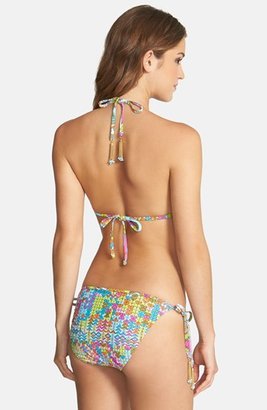 Trina Turk 'Coral Reef' Triangle Slider Bikini Top