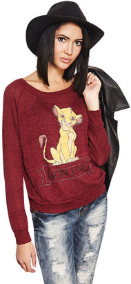Wet Seal Lion KingTM Glitter Sweatshirt