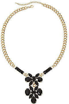 JCPenney Pannee Jet Epoxy Curb Necklace