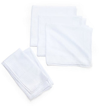 Saks Fifth Avenue Cotton Handkerchiefs, Set of 6