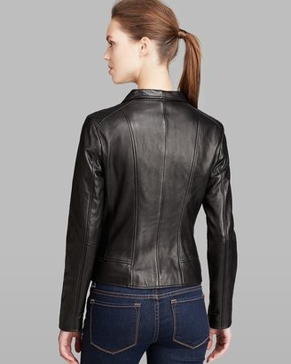 Marc New York 1609 Marc New York Jacket - Gwyneth Zip Front Leather Moto