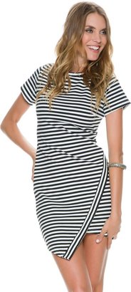 Swell Tipped Stripe Mini Dress