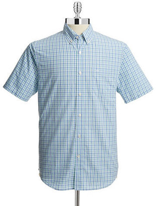 Dockers Short Sleeve Plaid Button Shirt