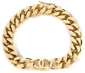 Chanel Vintage CC chain bracelet