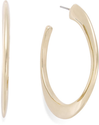 Alfani Gold-Tone Polished Hoop Earrings