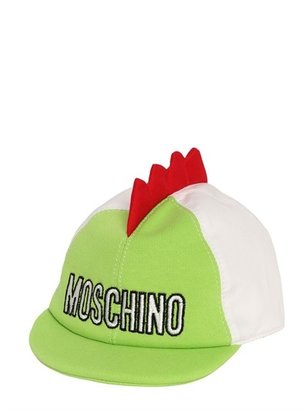 Moschino Cotton Jersey & Gabardine Hat