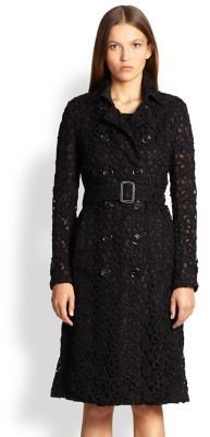 Burberry Pennyford Lace Trenchcoat