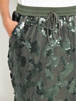 South Sequin Camo Skirt