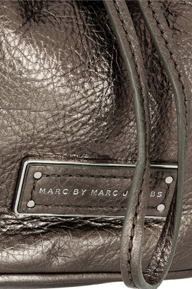 Marc by Marc Jacobs Too Hot To Handle metallic leather shoulder bag