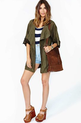 Nasty Gal Incognito Anorak - Army Green