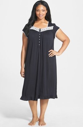 Eileen West 'Classic Romance' Cap Sleeve Waltz Nightgown (Plus Size)