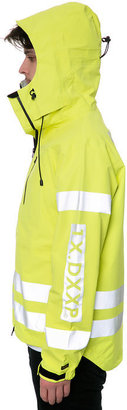 10.Deep The Squad Sealed Seam Jacket in Highlighter
