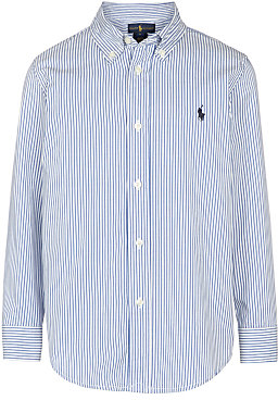 Polo Ralph Lauren Boys' Blake Shirt, Blue/White