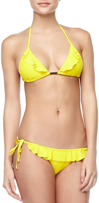 Vix Swimwear 2217 Vix Ruffled Triangle String Bikini Top