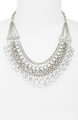 BP Crystal Chain Statement Necklace (Juniors)