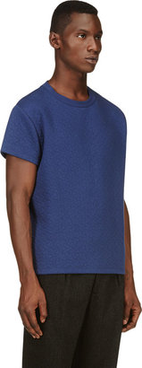 Raf Simons Sterling Ruby Navy Quilted T-Shirt