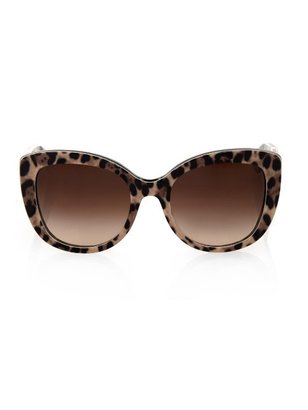 Dolce & Gabbana Leopard-print cat-eye sunglasses
