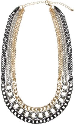 Lipsy Adorning Ava Miley Layered Chain Necklace
