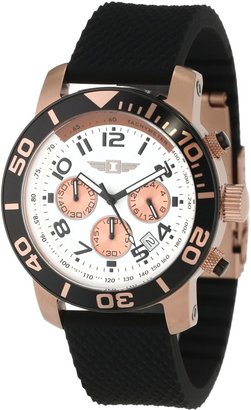 I by Invicta Men's 41701-002 Chronograph 18k Rose Gold-Plated Rubber Watch