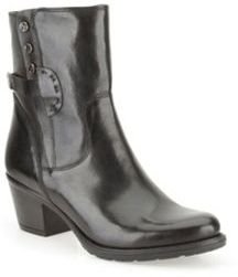 Clarks Black leather 'Maymie Skye' mid heeled ankle boot