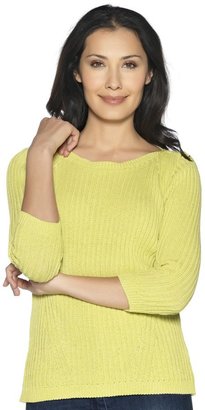 M&Co Ribbed bodycon jumper