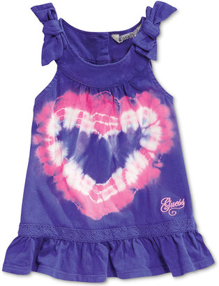 GUESS Girls' Tie-Dye Heart Dress