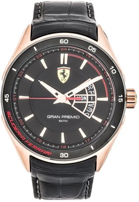 Ferrari GRAN PREMIO Watch schwarz/roségoldfarben