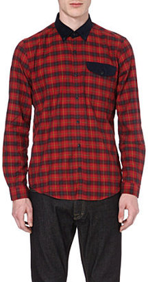 Barbour Corduroy-detail checked shirt - for Men