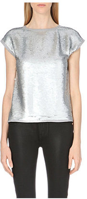 Ted Baker Seqeen sequined top