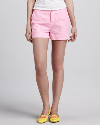 C&C California Relaxed Twill Shorts, Pink
