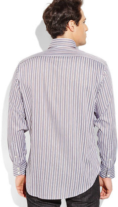 Thomas Dean Stripe Sport Shirt
