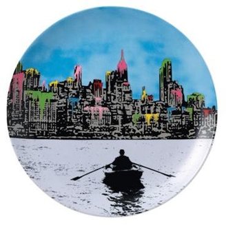 Royal Doulton Street Art 'The Morning After New York' dinner plate