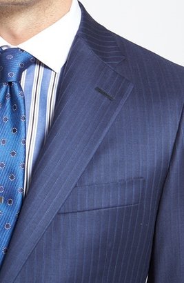 Hickey Freeman 'Beacon' Classic Fit Stripe Suit