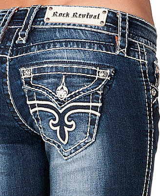Rock Revival Noelle Fleur-de-Lis Bootucut Jeans
