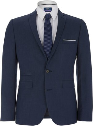 Burton Men's Textured slim fit suit jacket