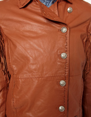 Levi's Levis Fringed Leather Jacket