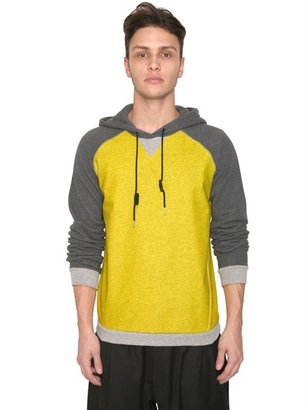 adidas Slvr - Coated Cotton Fleece Hooded Sweatshirt