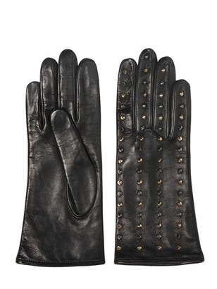 Portolano Mario Micro Studded Nappa Leather Gloves