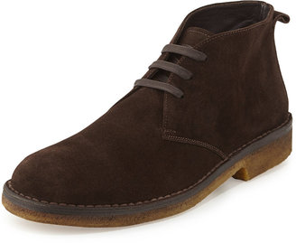 Vince Suede Crepe-Sole Chukka Boot, Brown