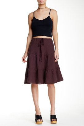 Allen Allen Linen Skirt