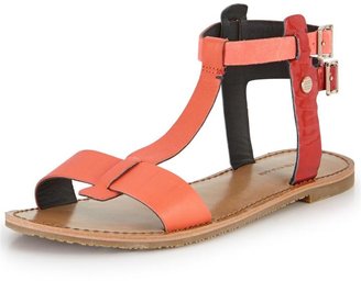 Tommy Hilfiger Julie Leather Double Strap Sandals