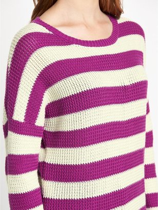 Firetrap Cable Knitted Stripe Jumper
