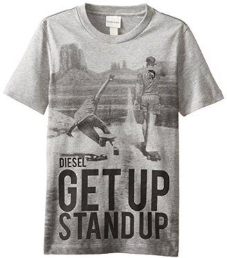 Diesel Big Boys' Tixoy Get Up Stand Up T-Shirt