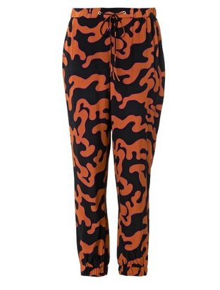 Diane von Furstenberg Firebird-print trousers