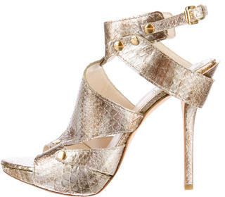 Christian Dior Snakeskin Sandals