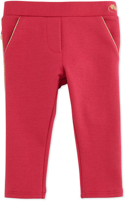 Little Marc Jacobs Milano Ruffle-Trim Pants, Red, 3-18 Months