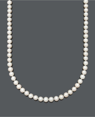 Belle de Mer Cultured Freshwater Pearl Strand Necklace (7-1/2-8-1/2mm) in 14k gold