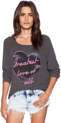 Lauren Moshi Brenna Greatest Love Longsleeve Pullover
