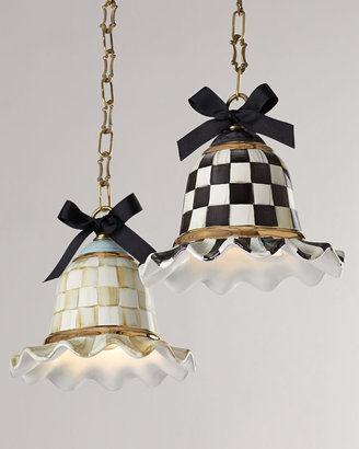 Mackenzie Childs MacKenzie-Childs Parchment Check & Courtly Check Pendant Lamps