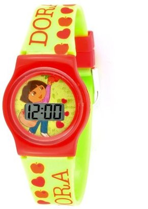 Nickelodeon Dora the Explorer Kids' DTE710G Green and Red LCD Digital Watch